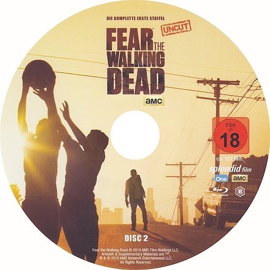 dvd cover Fear the Walking Dead Staffel 1 Blu-Ray German