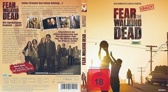 dvd cover Fear the Walking Dead Staffel 1 Blu-Ray German