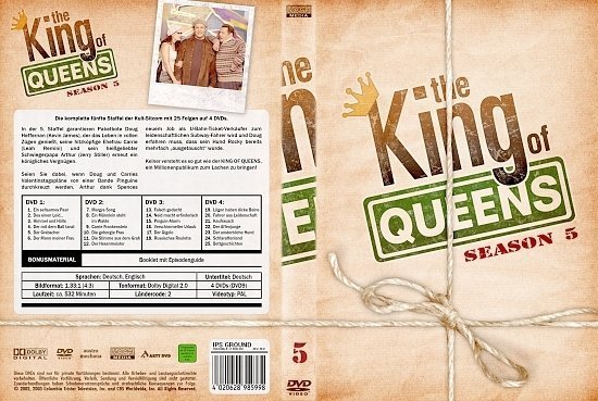 dvd cover The King of Queens: Staffel 5 (2003) R2 German