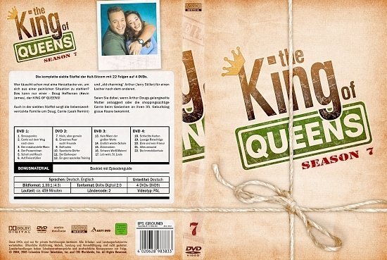 dvd cover The King of Queens: Staffel 7 (2004) R2 German
