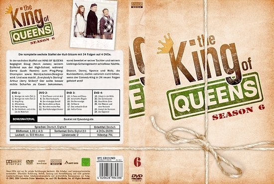 dvd cover The King of Queens: Staffel 6 (2003) R2 German