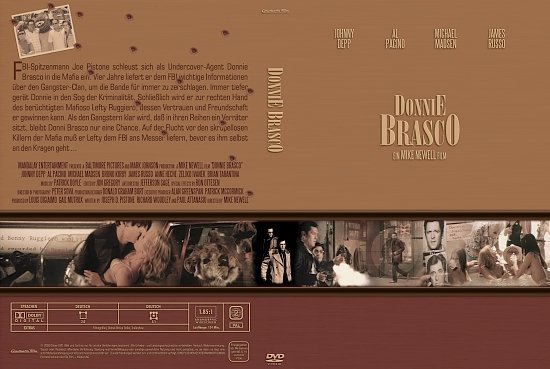 dvd cover Donnie Brasco (Gangster Collection) (1997) R2 German