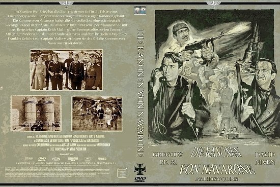 dvd cover Die Kanonen von Navarone (1961) R2 German