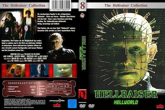 dvd cover Hellraiser 8: Hellworld (2005) R2 German