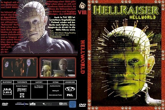dvd cover Hellraiser 8: Hellworld (2005) R2 German
