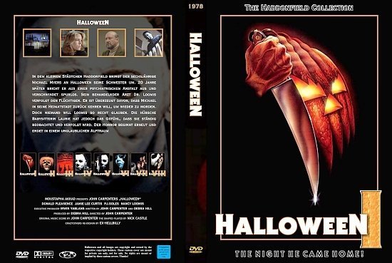 dvd cover Halloween (1978) R2 German