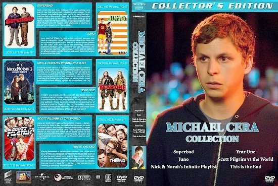 dvd cover Michael Cera Collection