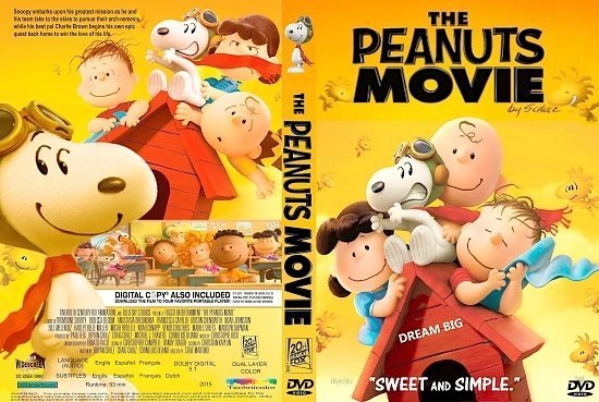 dvd cover The Peanuts Movie R1 CUSTOM