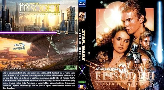 dvd cover Star Wars II Attack of the Clones