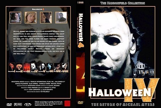 dvd cover Halloween 4: Michael Myers kehrt zurÃ¼ck (1988) R2 German