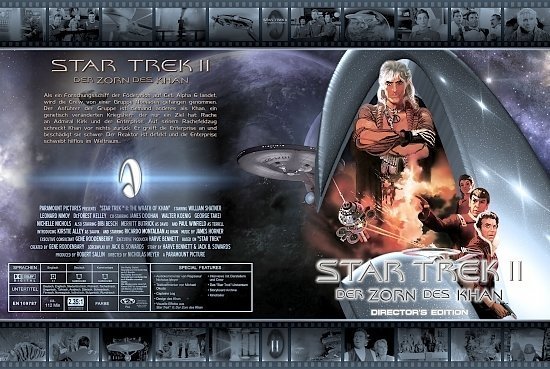 dvd cover Star Trek 2: Der Zorn des Khan (1982) R2 German