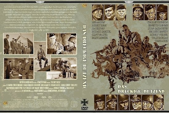 dvd cover Das dreckige Dutzend (1967) R2 German