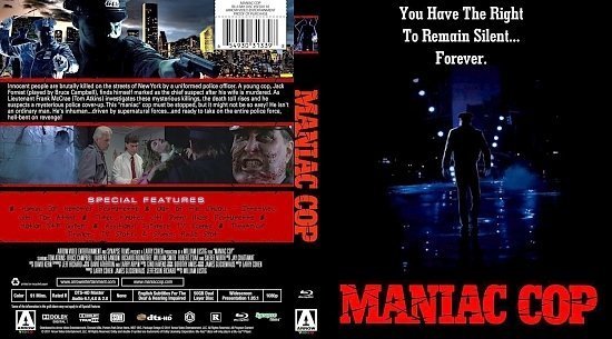 dvd cover Maniac Cop