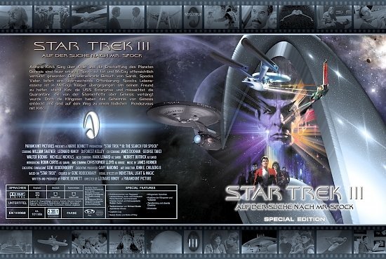 dvd cover Star Trek 3: Auf der Suche nach Mr. Spock (1984) R2 German