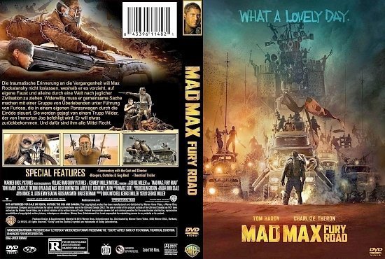 dvd cover Mad Max: Fury Road GERMAN Custom