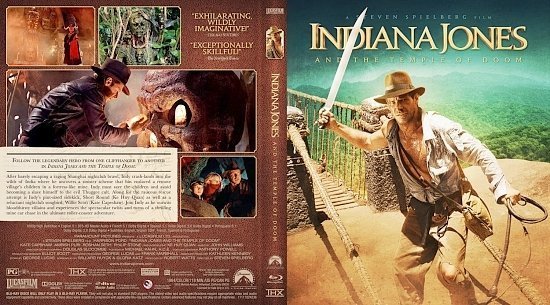 dvd cover Indiana Jones And The Temple Of Doom