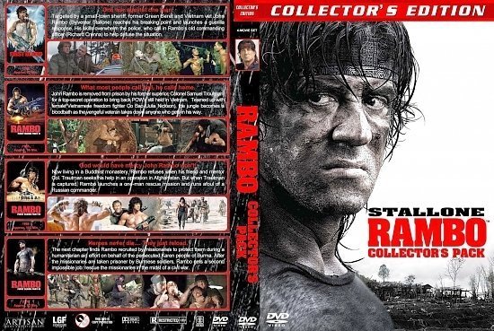 dvd cover Rambo Collector's Pack