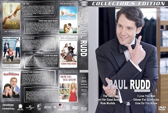 dvd cover Paul Rudd Collection