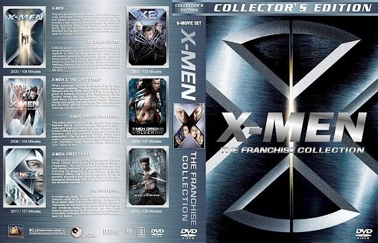 dvd cover X Men: The Franchise Collection
