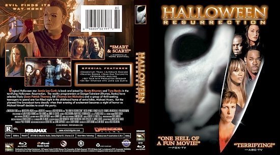 dvd cover Halloween: Resurrection