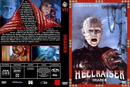 dvd cover Hellraiser 7: Deader (2005) R2 German