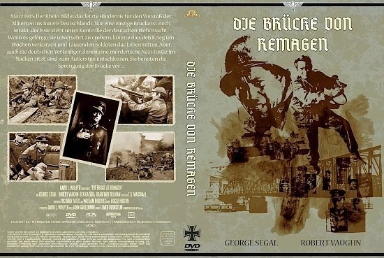 dvd cover Die BrÃ¼cke von Remagen (1969) R2 German