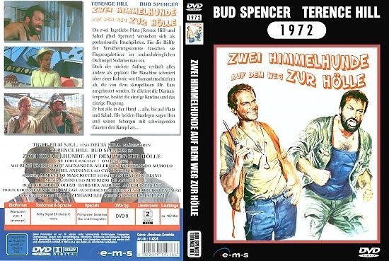 dvd cover Zwei Himmelhunde auf dem Weg zur HÃ¶lle (Bud Spencer & Terence Hill Collection) (1972) R2 German