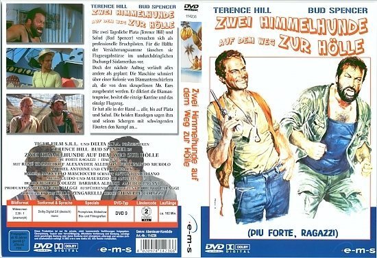 dvd cover Zwei Himmelhunde auf dem Weg zur HÃ¶lle (Bud Spencer & Terence Hill Collection) (1972) R2 German
