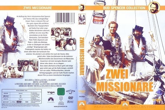dvd cover Zwei Missionare (1974) R2 German
