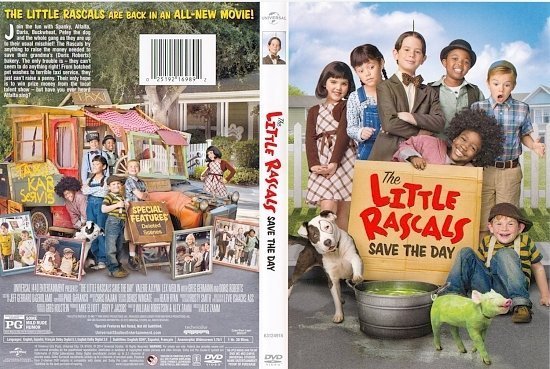 dvd cover The Little Rascals Save The Day