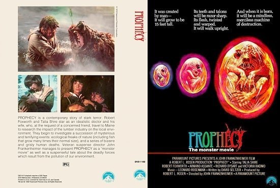 dvd cover Prophecy The Monster Movie