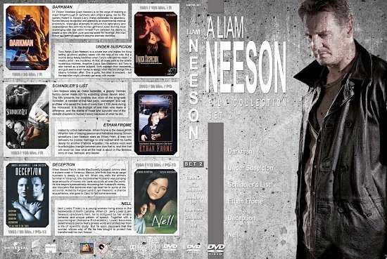 dvd cover Liam Neeson Collection