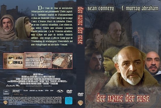 dvd cover Der Name der rose (1986) R2 German