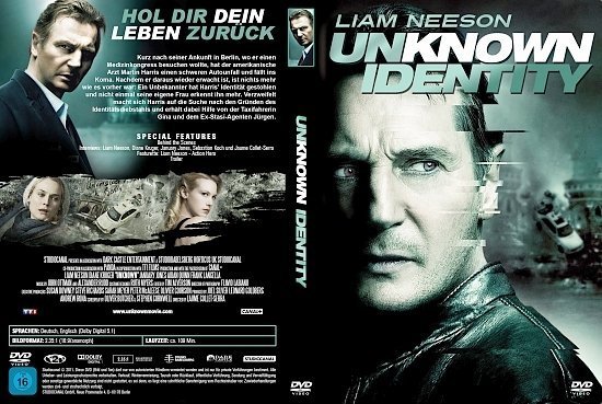 dvd cover Unknown Identity (2011) R2 GERMAN