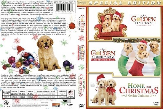 dvd cover A Golden Christmas Trilogy