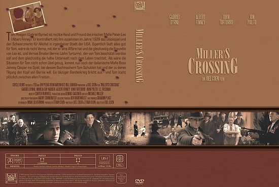 dvd cover Miller's Crossing (Gangster Collection) (1990) R2 German
