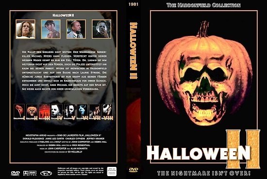 dvd cover Halloween 2: Das Grauen kehrt zurÃ¼ck (1981) R2 German