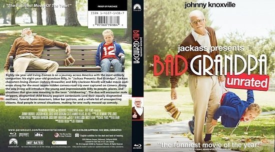 dvd cover Bad Grandpa Unrated