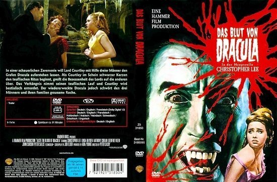 dvd cover Wie schmeckt das Blut von Dracula? (1970) R2 German