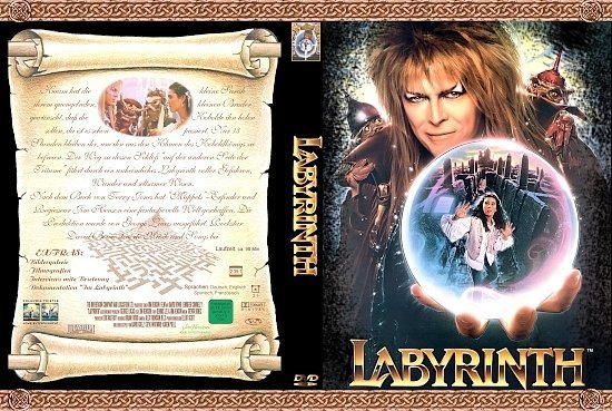 dvd cover Die Reise ins Labyrinth (1986) R2 German