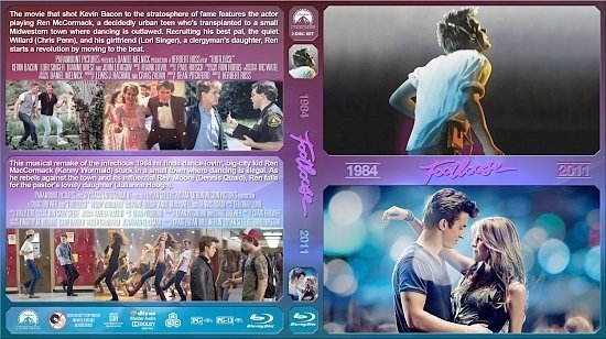 dvd cover Footloose Double Feature