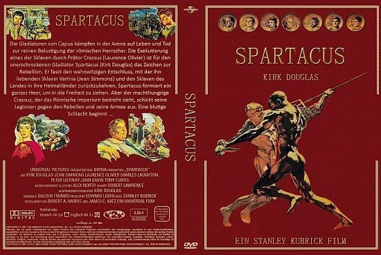 dvd cover Spartacus (1960) R2 German