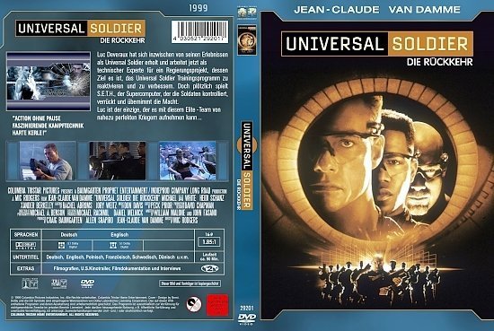 dvd cover Universal Soldier: Die Rckkehr (Jean-Claude Van Damme Collection) (1999) R2 German