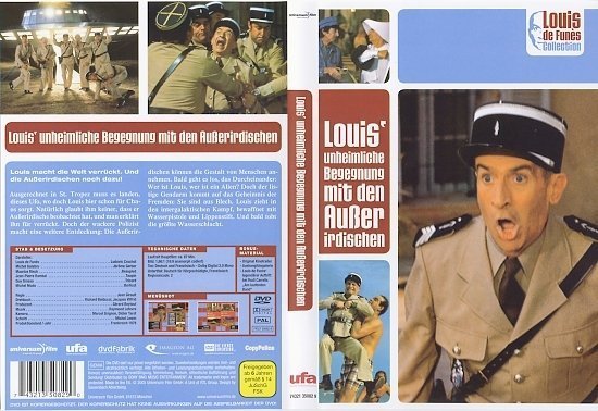 dvd cover Louis unheimliche Begegnung mit den ausseriridschen (Louis de Funes Collection) (1979) R2 German