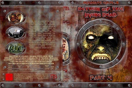 dvd cover Return of the living Dead 4: Necropolis (2005) R2 German