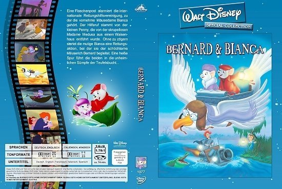 dvd cover Bernard und Bianca (Walt Disney Special Collection) (1977) R2 German