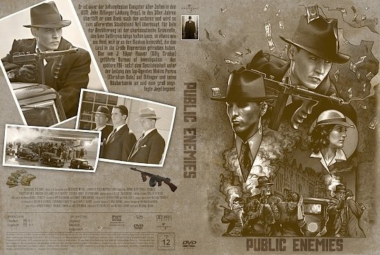 dvd cover Public Enemies (2009) R2 German