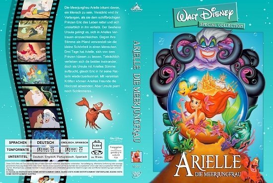 dvd cover Arielle: Die Meerjungfrau (Walt Disney Special Collection) (1989) R2 German