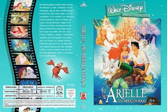 dvd cover Arielle: Die Meerjungfrau (Walt Disney Special Collection) (1989) R2 German