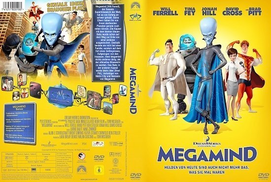 dvd cover Megamind (2010) R2 GERMAN
